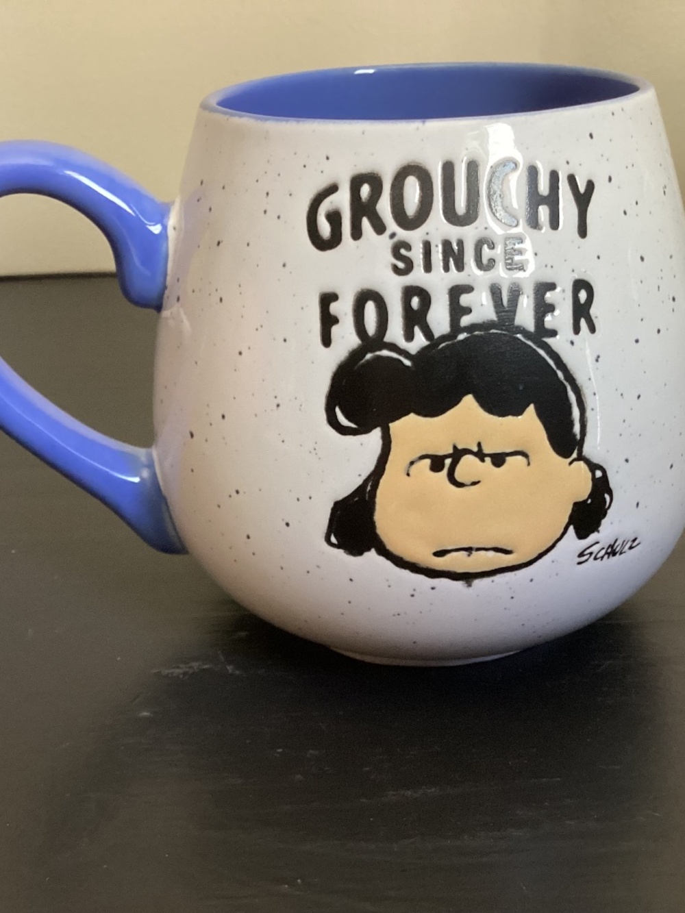NWT Peanuts with Lucy “Grouchy Since Forever” Ceramic Mug 20oz